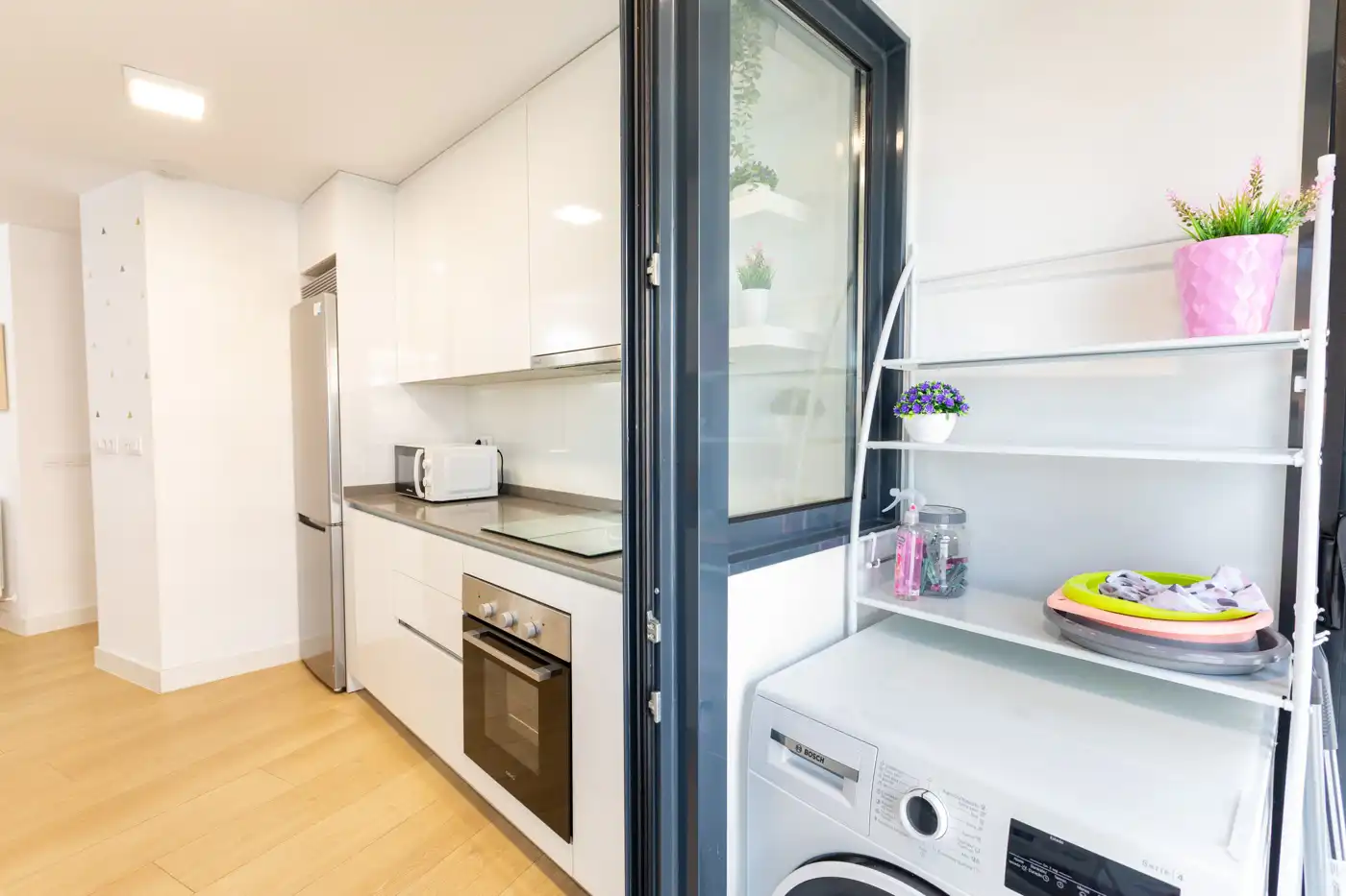 Küche von Wohnung zur Miete in Alcorcón mit Heizung, Möbliert und Ofen