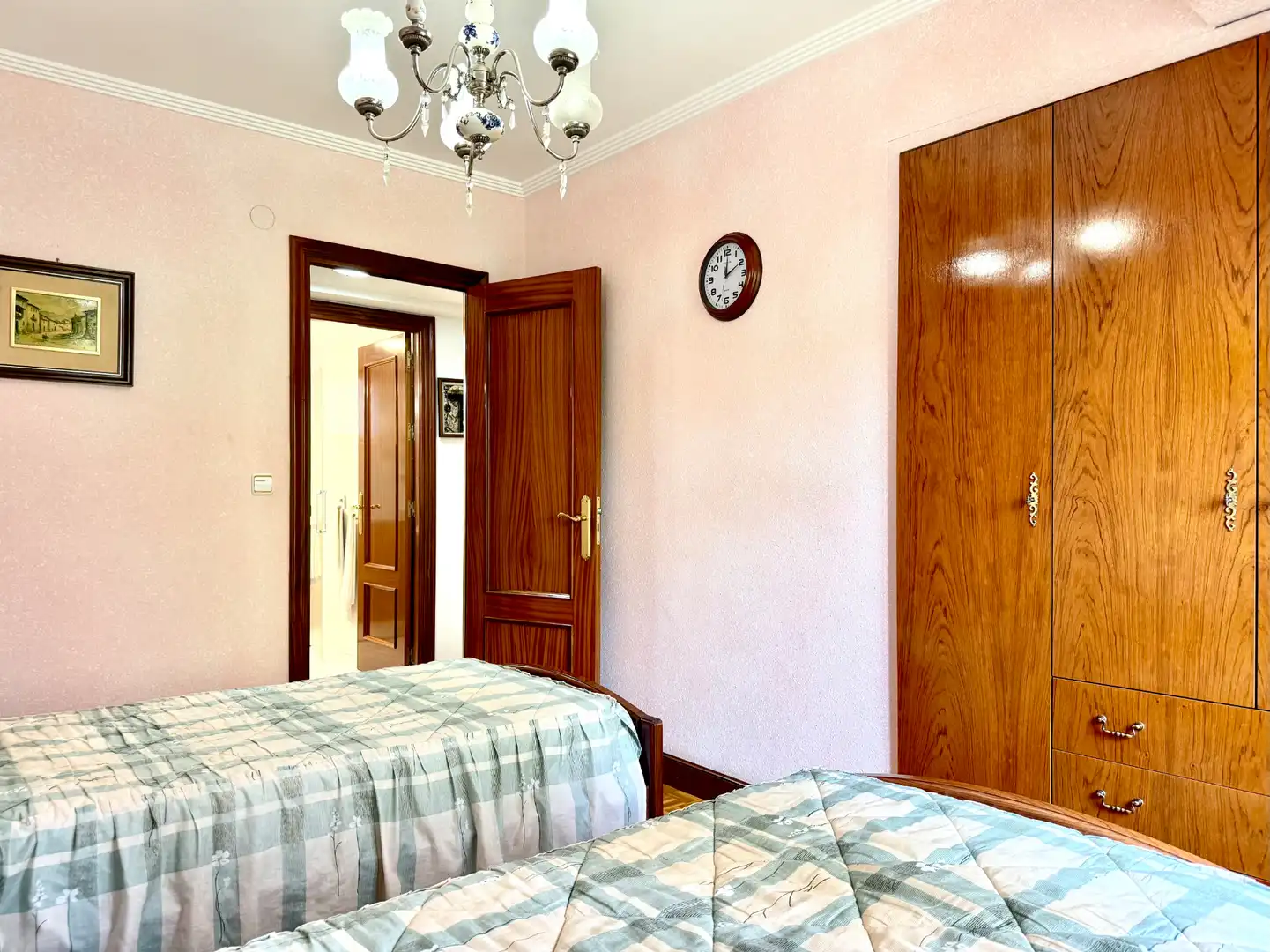 Schlafzimmer von Wohnung zum Verkauf in Donostia - San Sebastián  mit Heizung, Terrasse und Möbliert