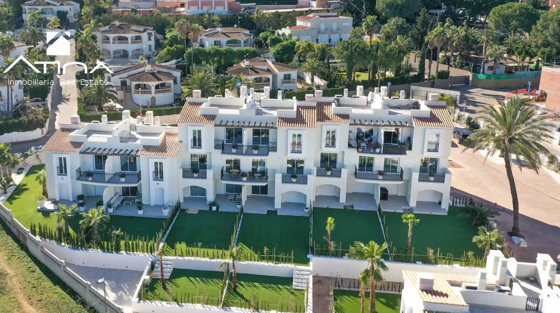 Exterior view of Detached homes for sale in Dénia  with Air Conditioner, Private garden and Terrace