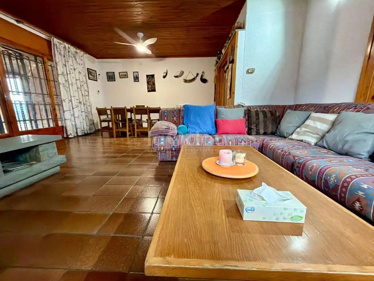 Sala d'estar de Casa o xalet en venda en Tavèrnoles amb Jardí privat i Terrassa