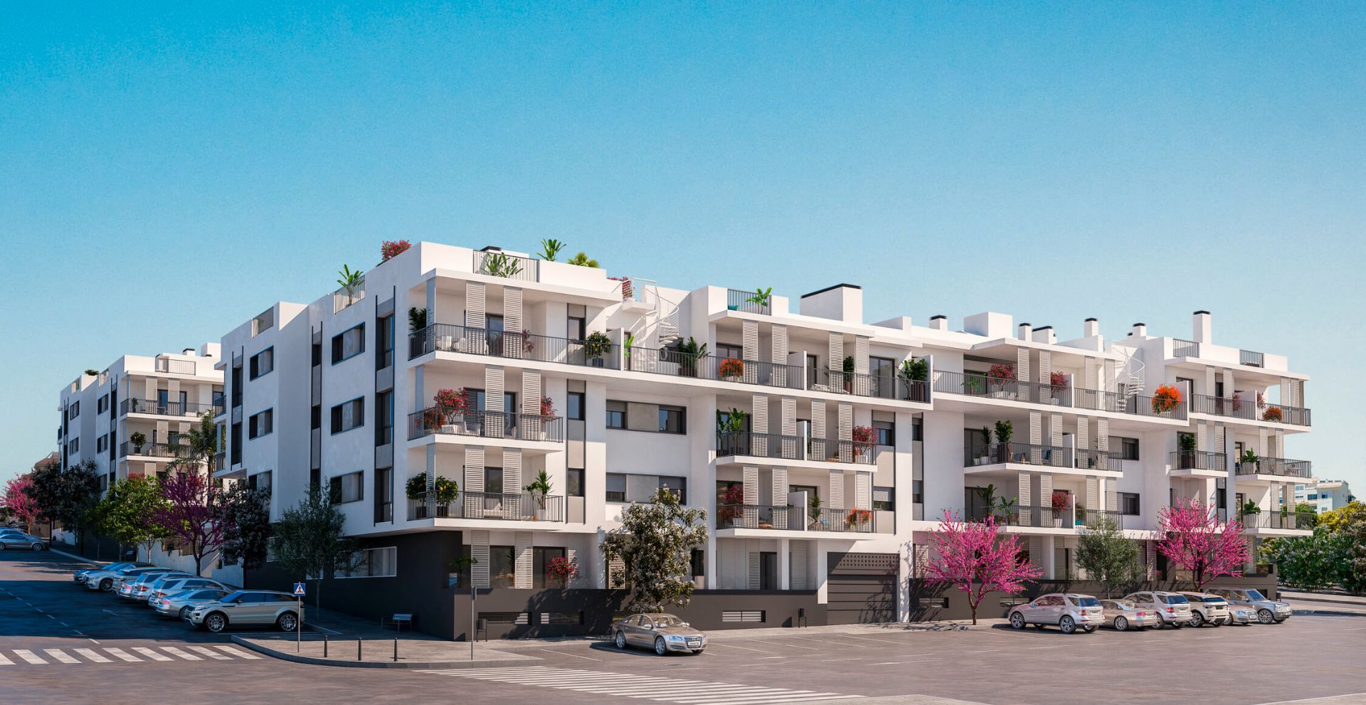 Vista exterior de Apartamento en venta en Estepona con Aire acondicionado, Calefacción y Terraza