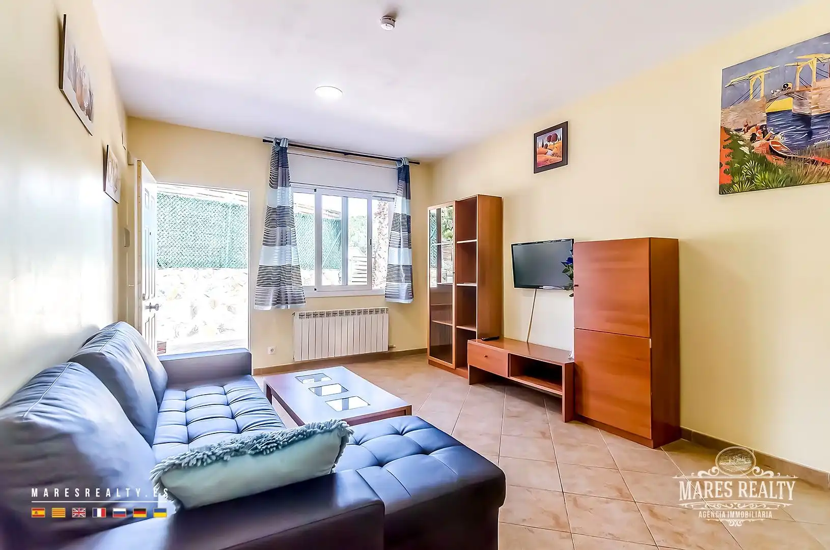 Sala d'estar de Casa o xalet en venda en Lloret de Mar amb Aire condicionat, Calefacció i Jardí privat