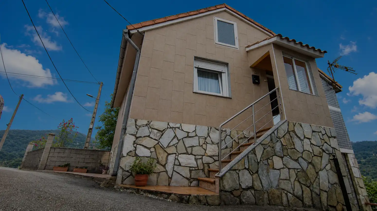 Exterior view of Houses for sale in Langreo  with Heating, Private garden and Parquet flooring