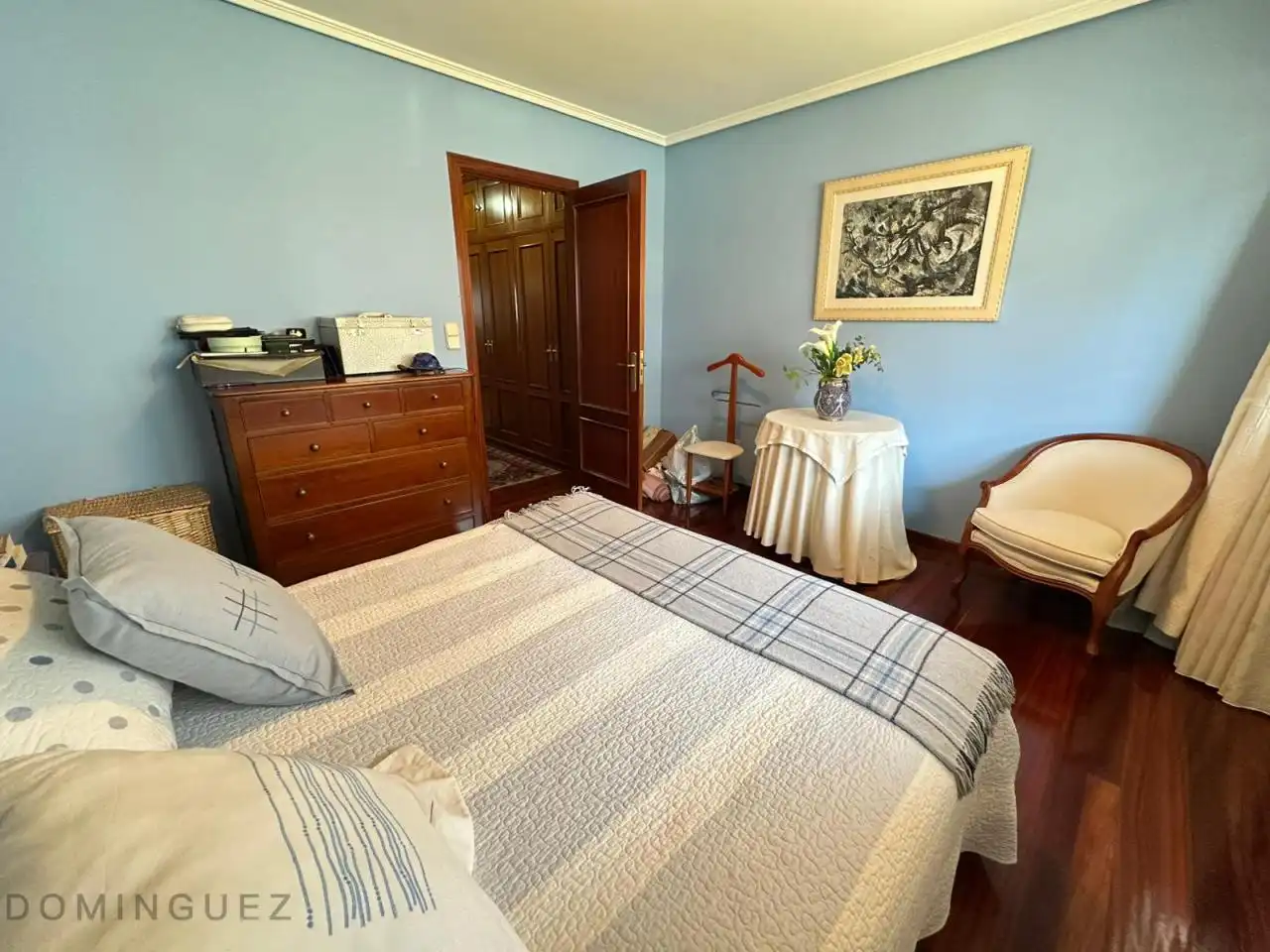 Bedroom of Flat for sale in Vigo   with Heating, Parquet flooring and Terrace