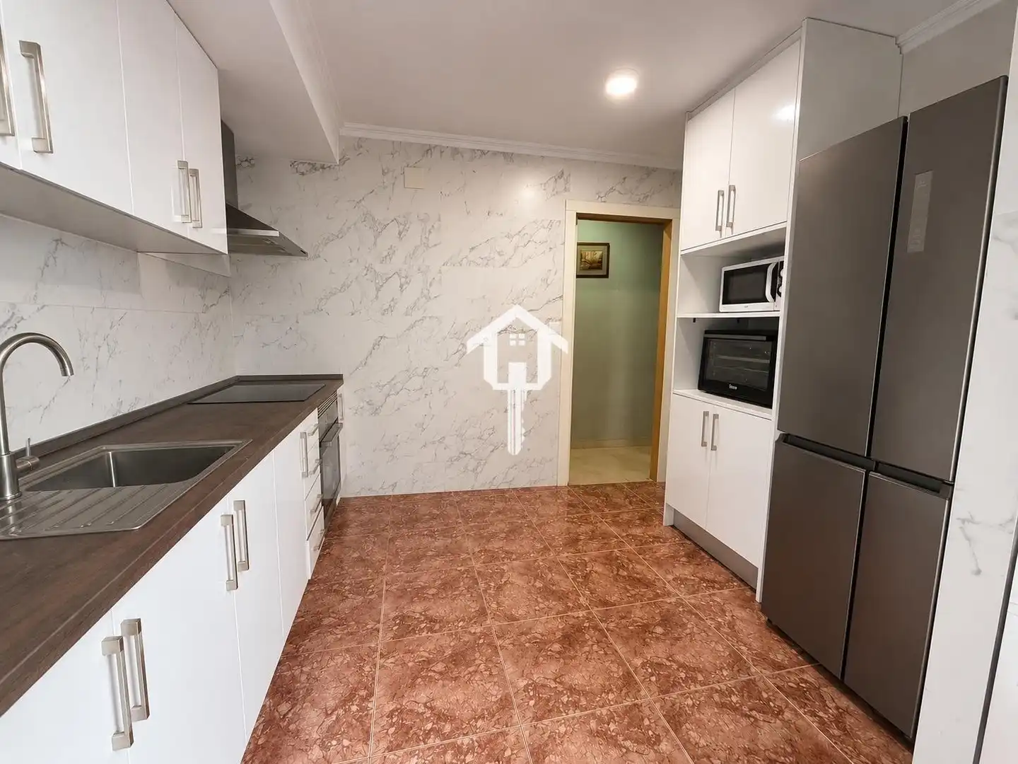 Kitchen of Flat for sale in Alicante / Alacant  with Terrace, Furnished and Balcony
