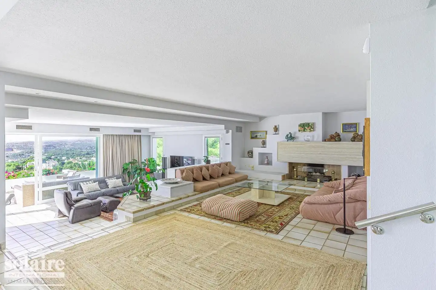 Sala de estar de Casa o chalet en venta en Altea con Aire acondicionado, Calefacción y Jardín privado