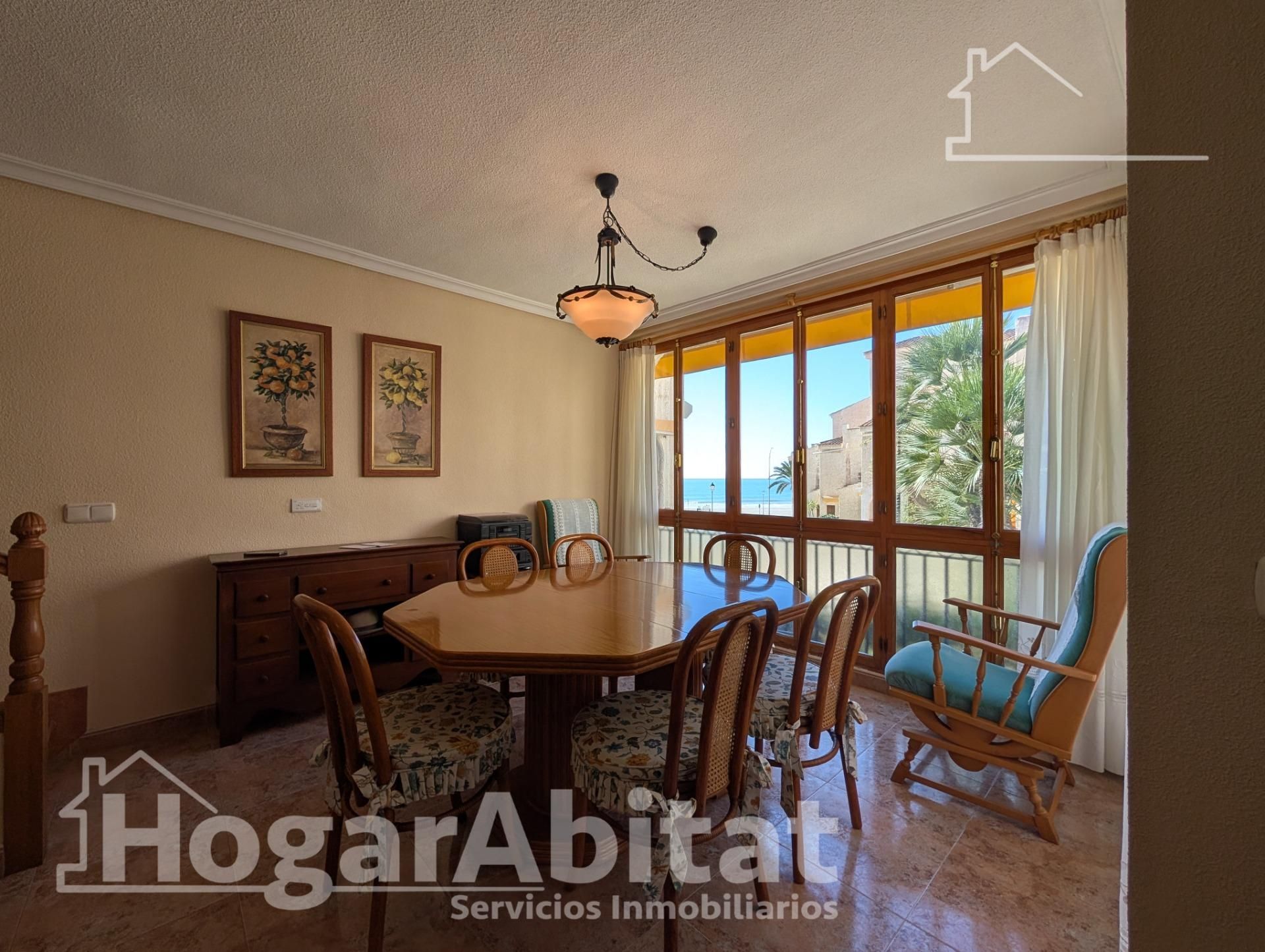 Dining room of Single-family semi-detached for sale in Santa Pola  with Air Conditioner, Terrace and Furnished