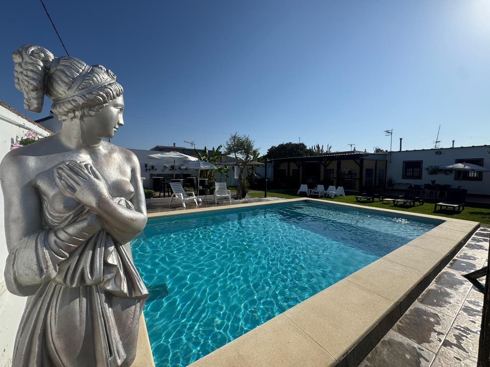 Piscina de Casa o chalet en venta en Sanlúcar de Barrameda con Jardín privado, Terraza y Piscina