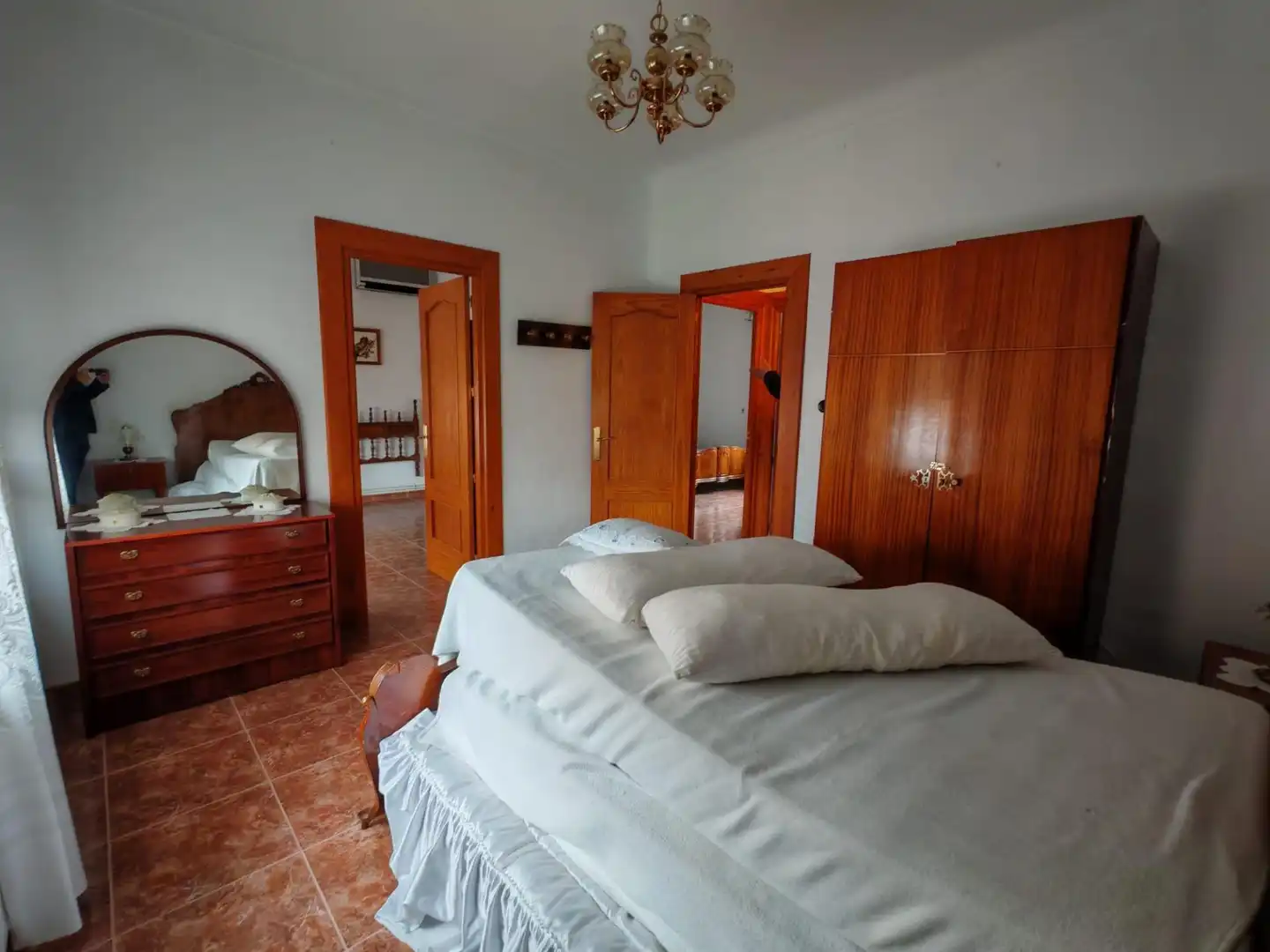 Bedroom of Flat for sale in Alcabón  with Heating, Terrace and Furnished