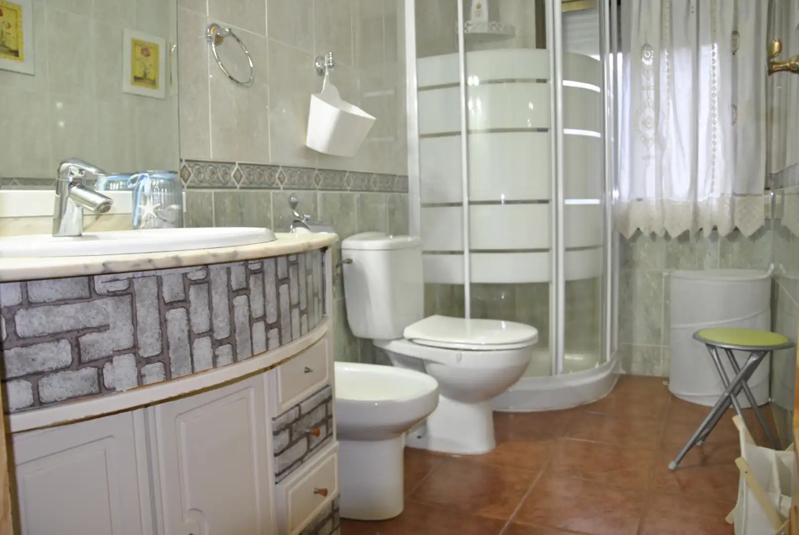 Bathroom of Houses for sale in Casas del Castañar  with Heating, Private garden and Terrace