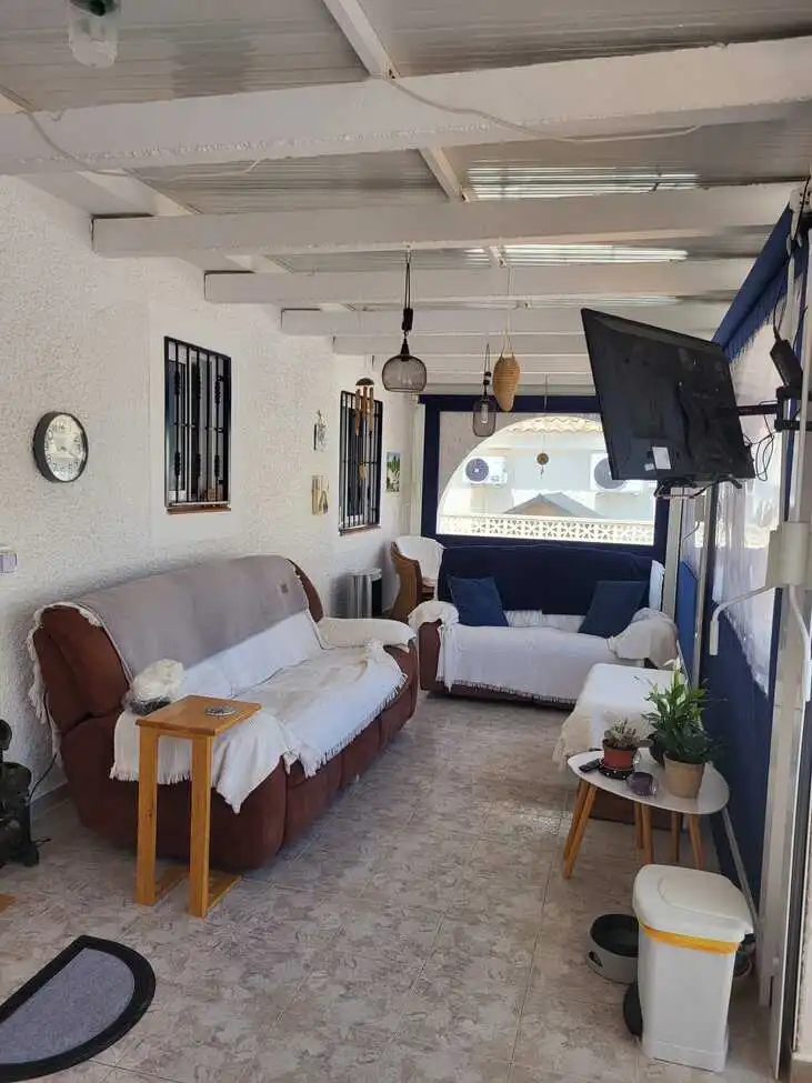 Sala de estar de Casa o chalet en venta en Mazarrón con Piscina
