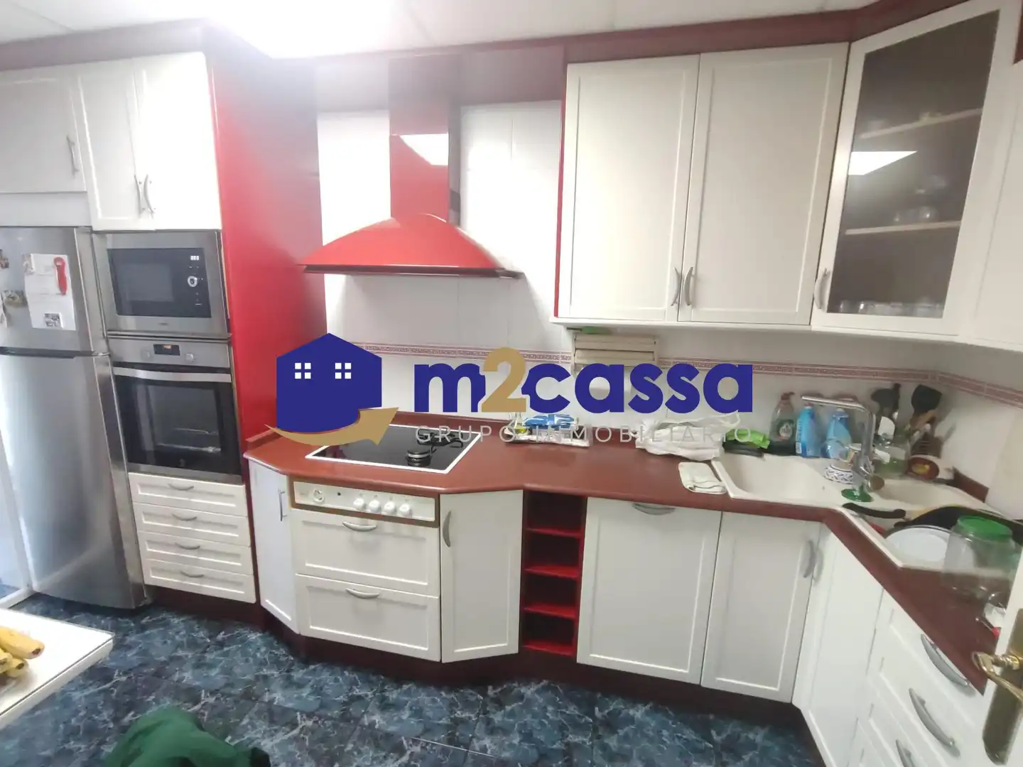 Kitchen of Flat for sale in Lorca  with Air Conditioner and Balcony
