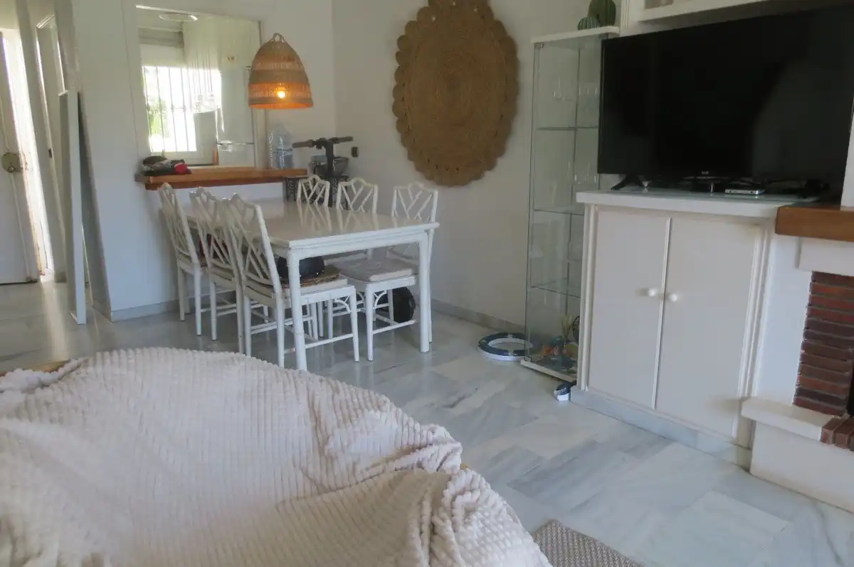 Dining room of Detached homes for sale in Mijas  with Terrace, Swimming Pool and Furnished