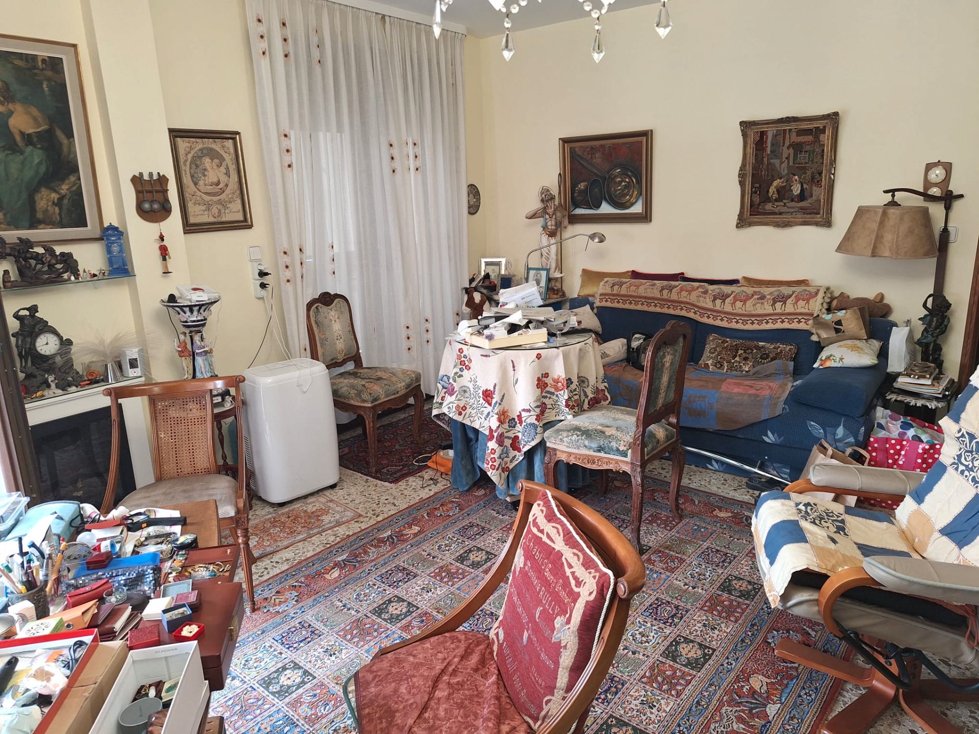 Sala d'estar de Pis en venda en Alicante / Alacant amb Aire condicionat i Balcó
