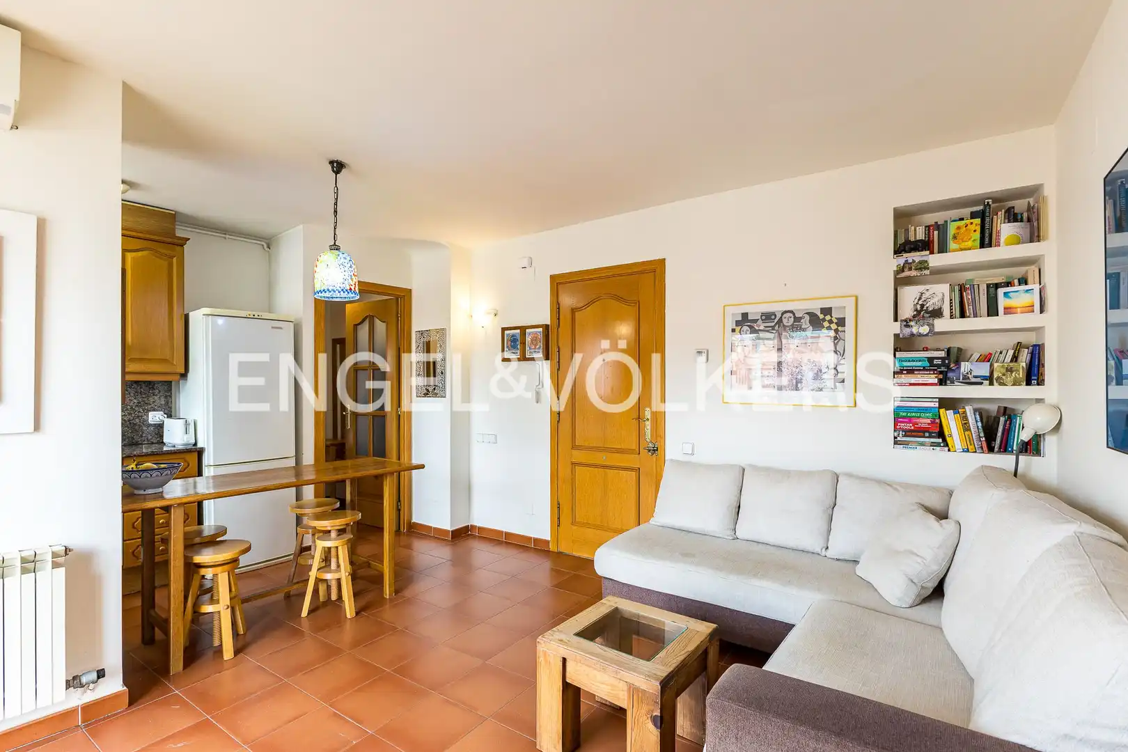 Sala d'estar de Àtic en venda en Sitges amb Aire condicionat, Calefacció i Terrassa