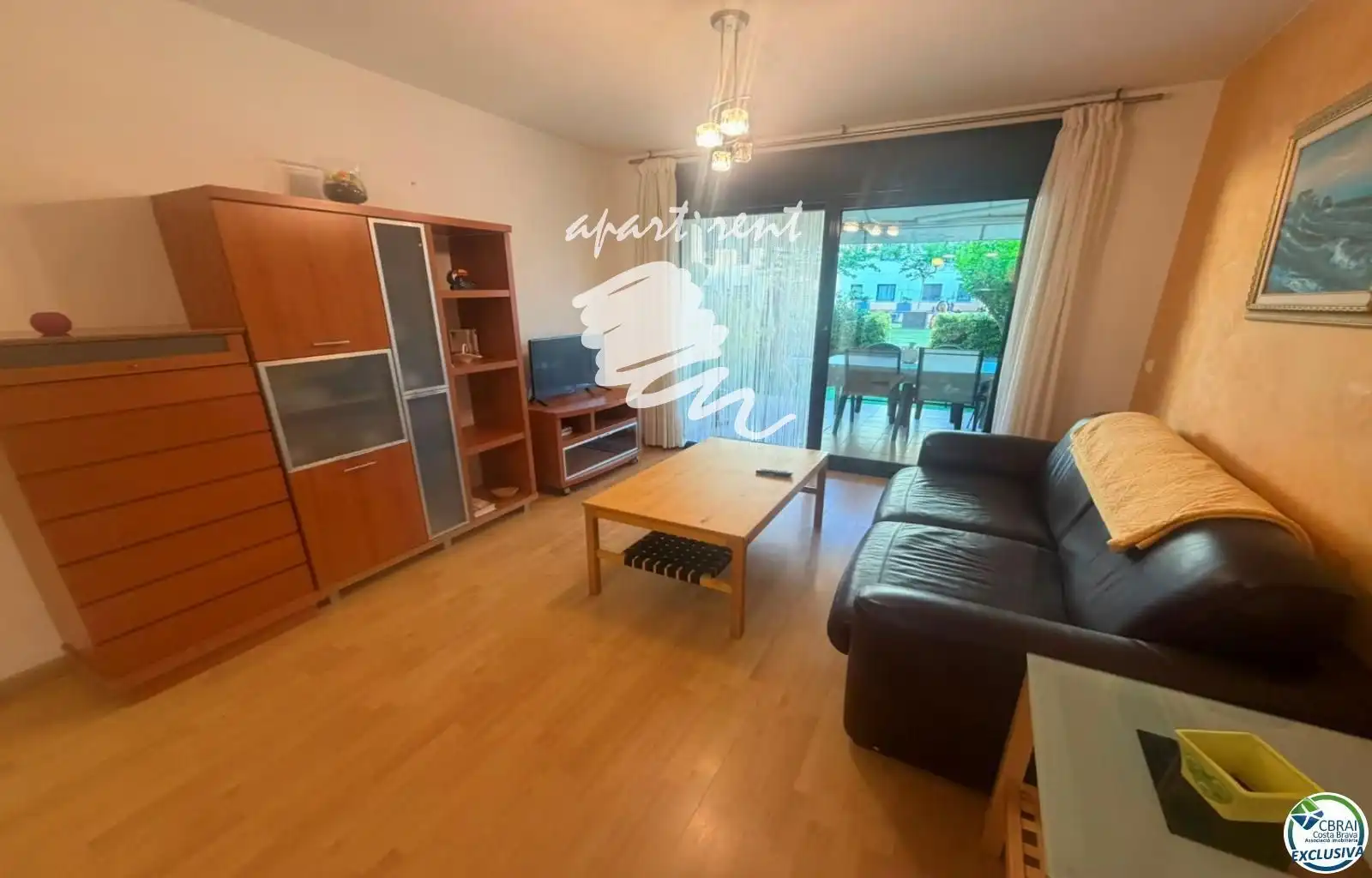 Sala de estar de Piso en venta en Roses con Aire acondicionado, Calefacción y Terraza