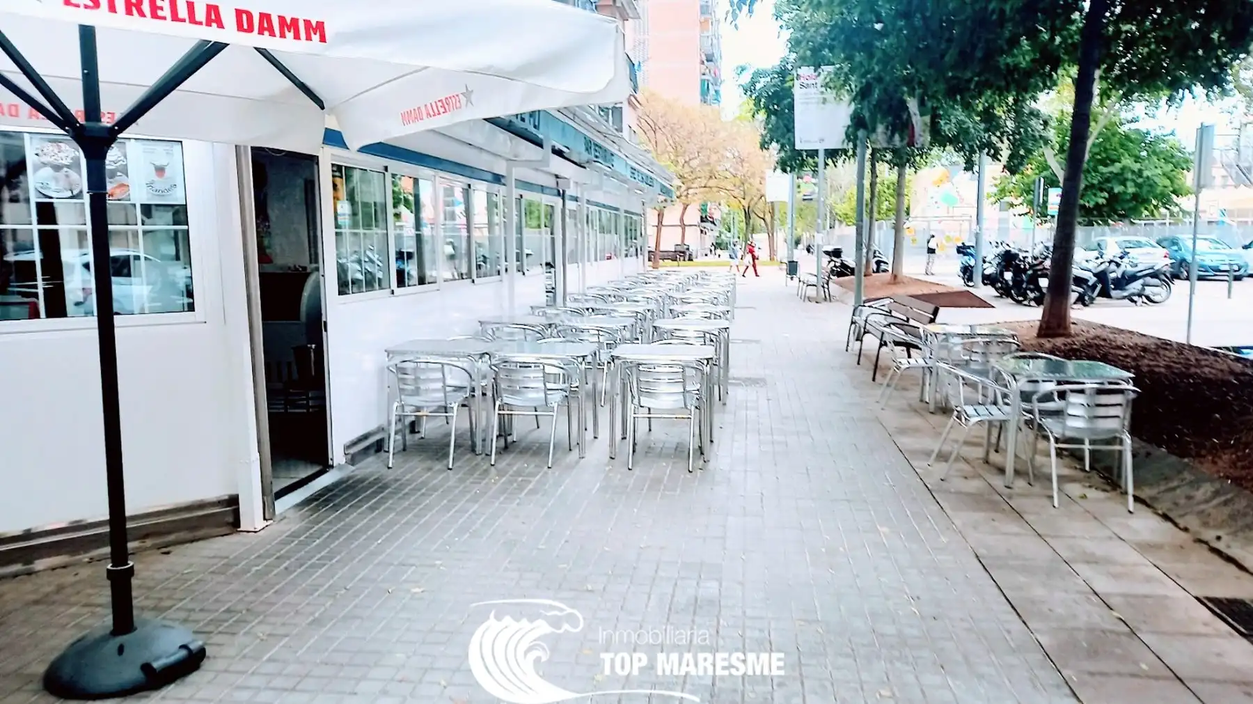 Terrasse von Geschaftsraum zum Verkauf in Sant Adrià de Besòs mit Klimaanlage, Heizung und Terrasse