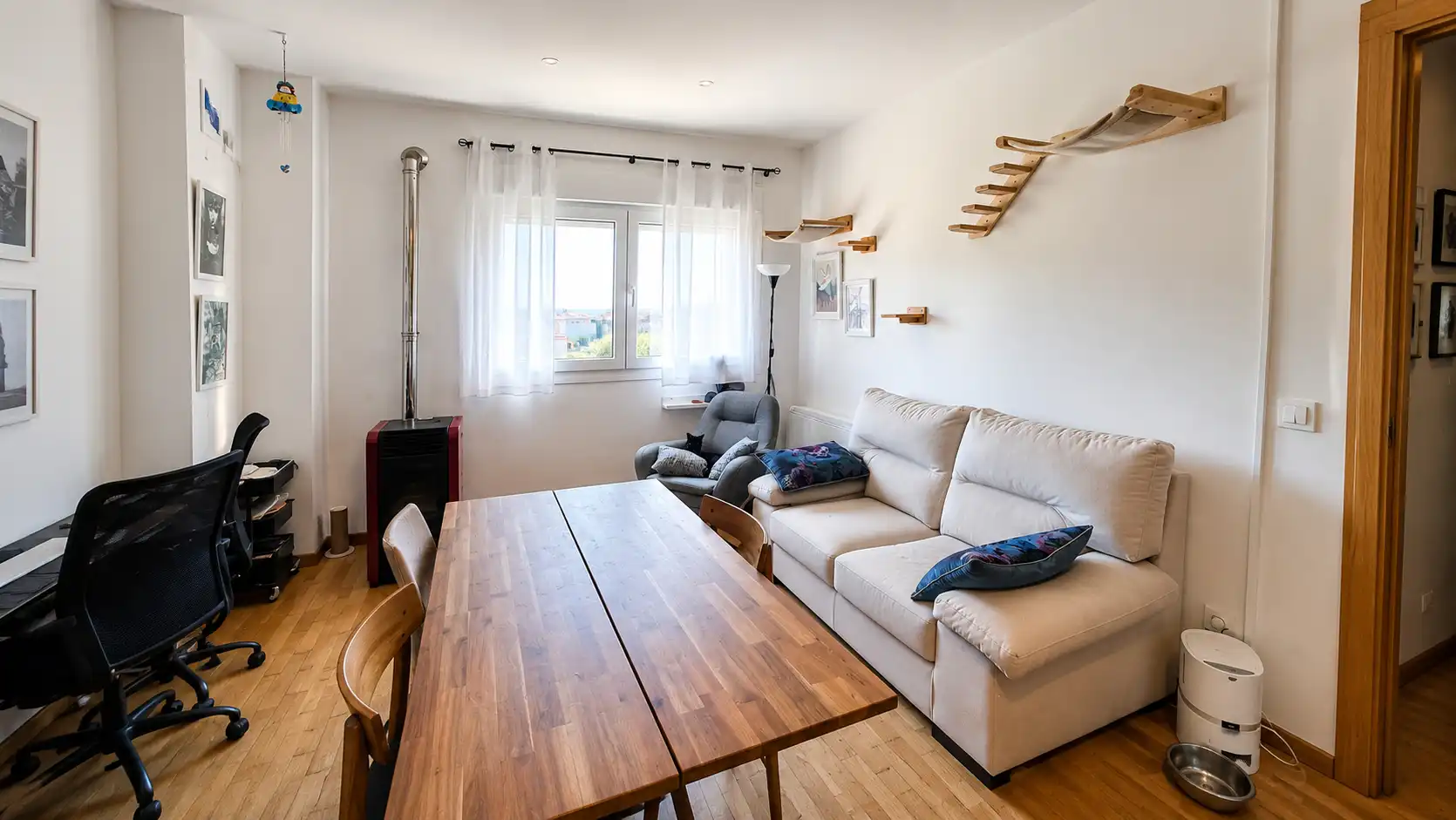 Sala de estar de Piso en venta en Trijueque con Calefacción, Parquet y Trastero