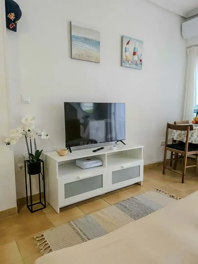 Sala de estar de Casa adosada en venta en Santa Pola con Aire acondicionado, Calefacción y Terraza