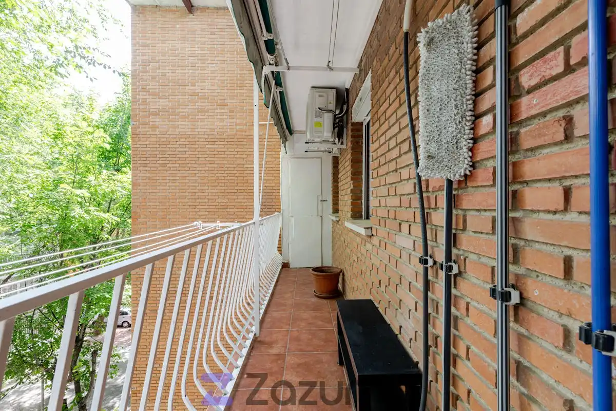 Terraza de Piso de alquiler en Alcalá de Henares con Aire acondicionado, Parquet y Terraza