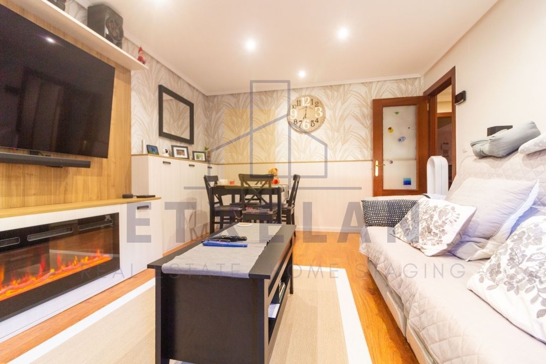 Sala de estar de Piso en venta en Berriz con Aire acondicionado, Calefacción y Amueblado