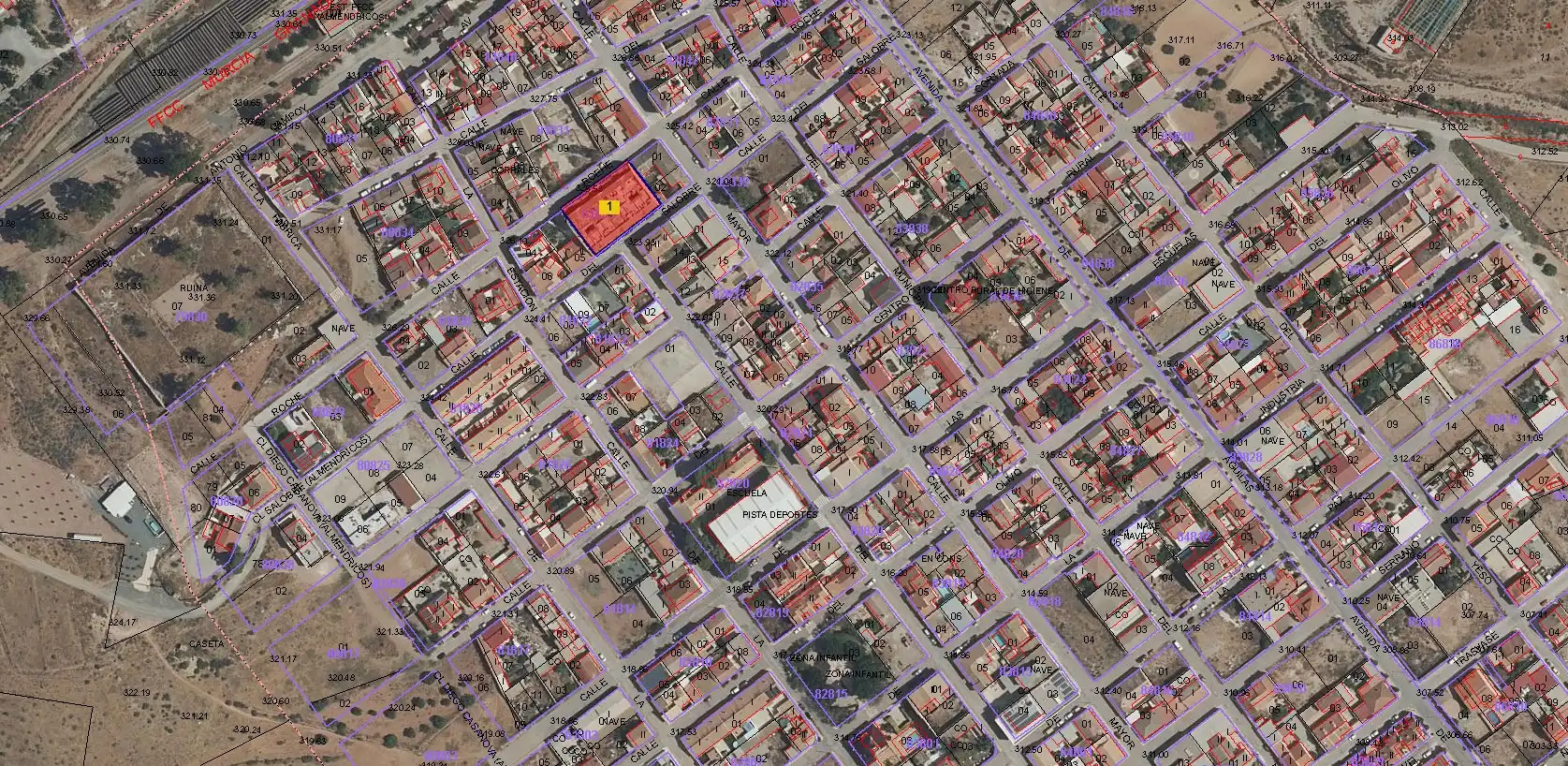 Exterior view of Buildings for sale in Lorca