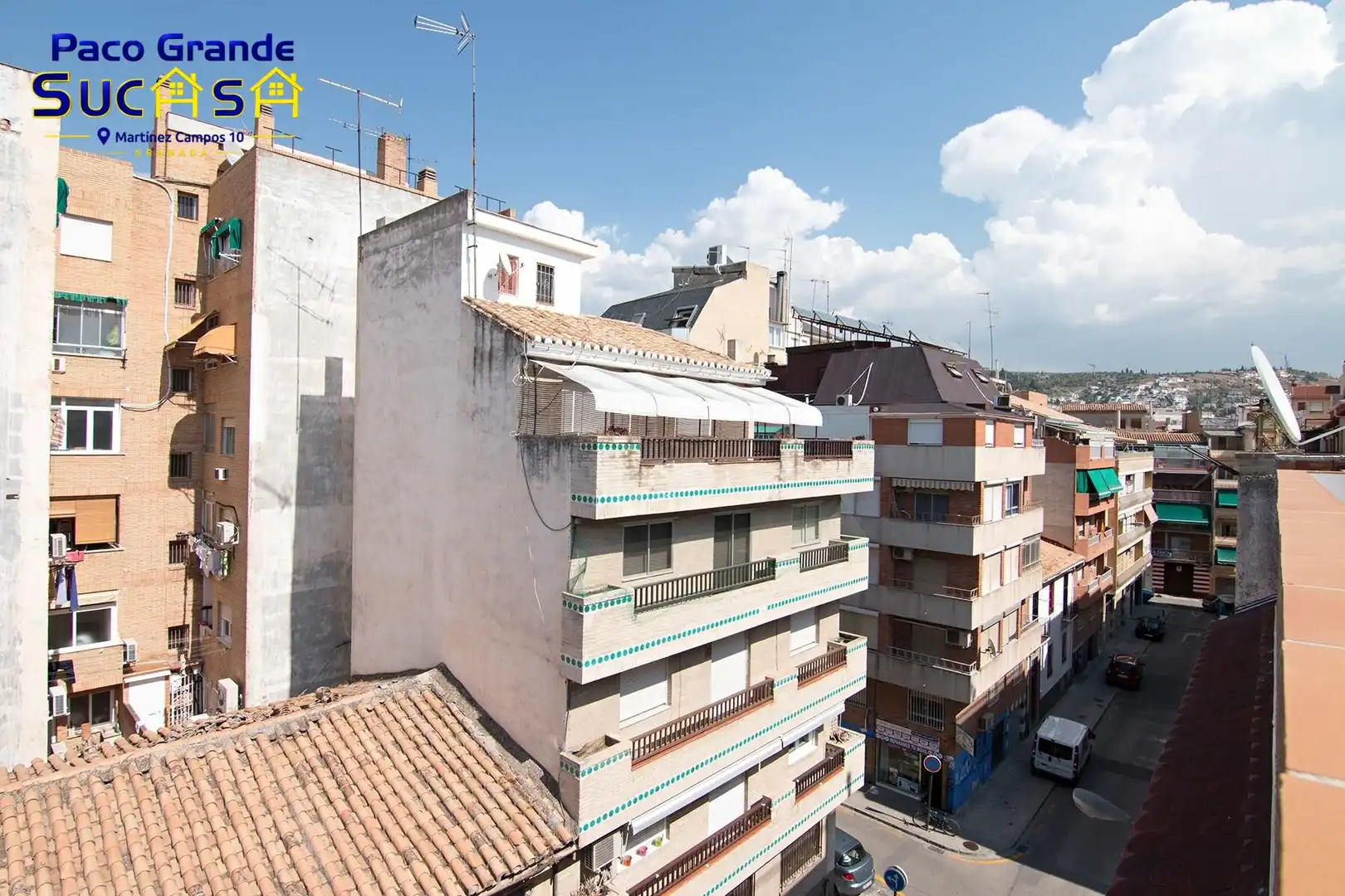 Vista exterior de Àtic de lloguer en Granada amb Aire condicionat, Calefacció i Terrassa