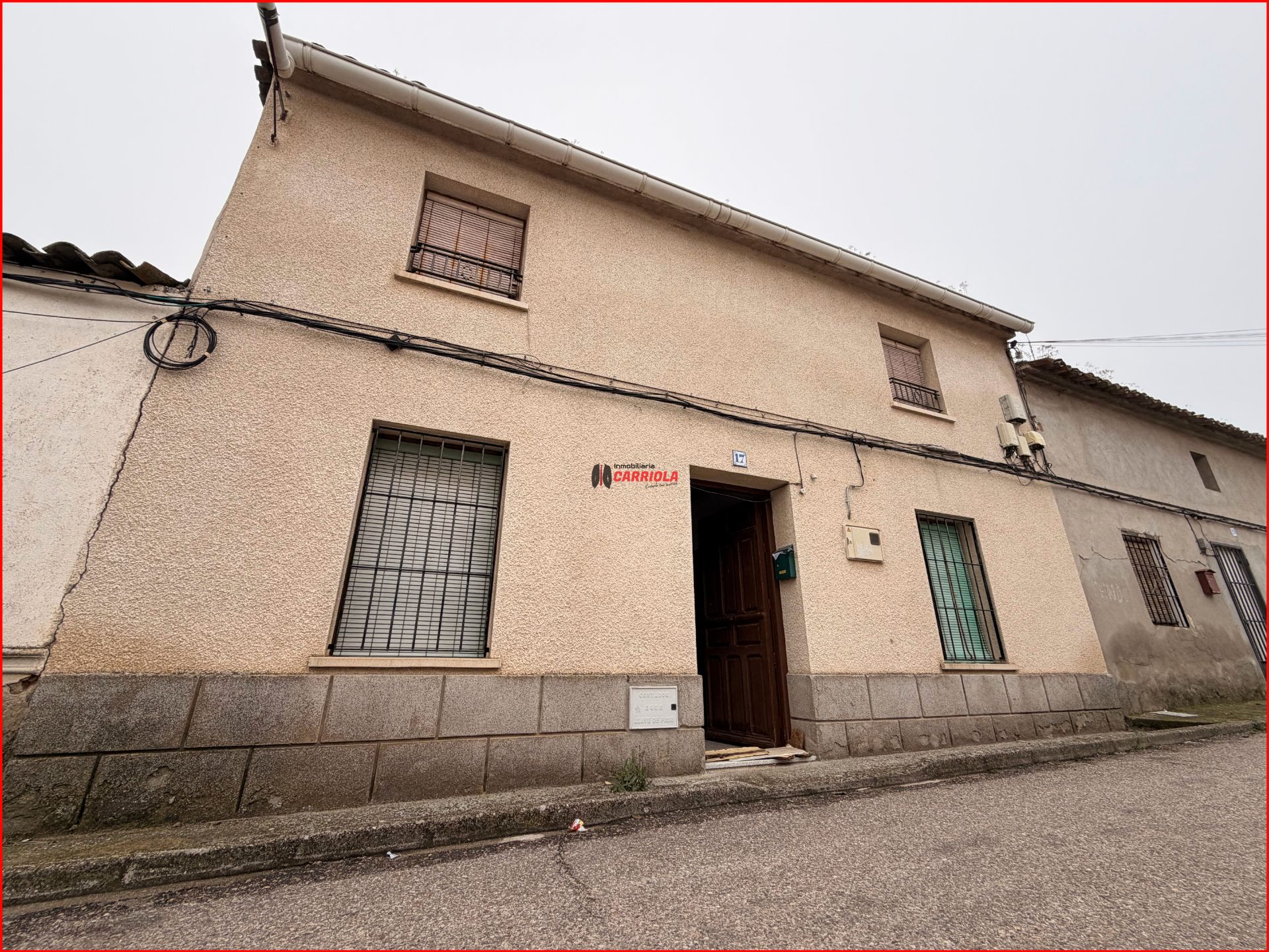 Exterior view of Single-family semi-detached for sale in Domingo Pérez  with Heating, Private garden and Furnished