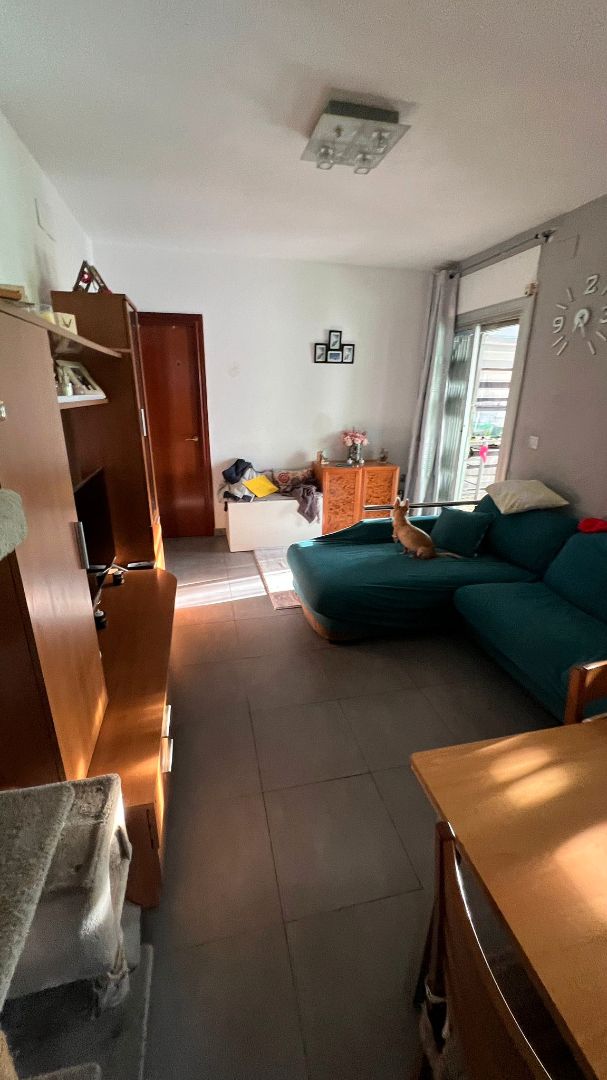 Living room of Attic for sale in Badalona  with Terrace, Storage room and Furnished