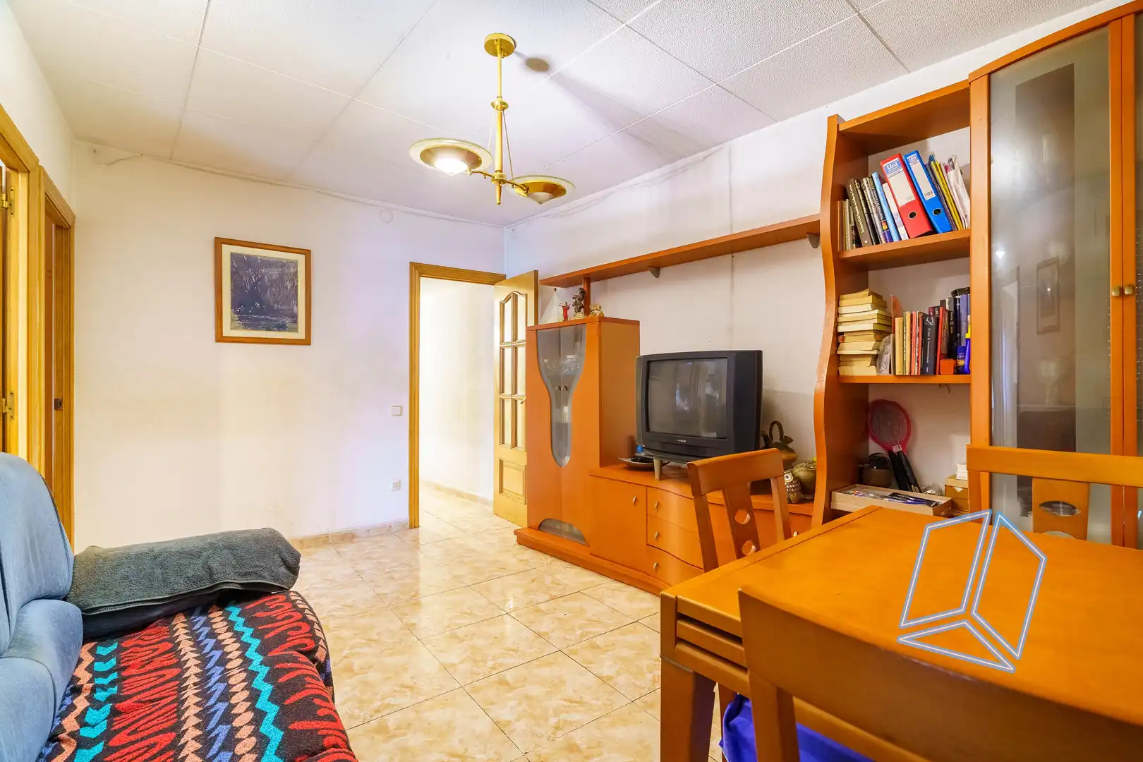 Sala d'estar de Pis en venda en Barcelona amb Balcó