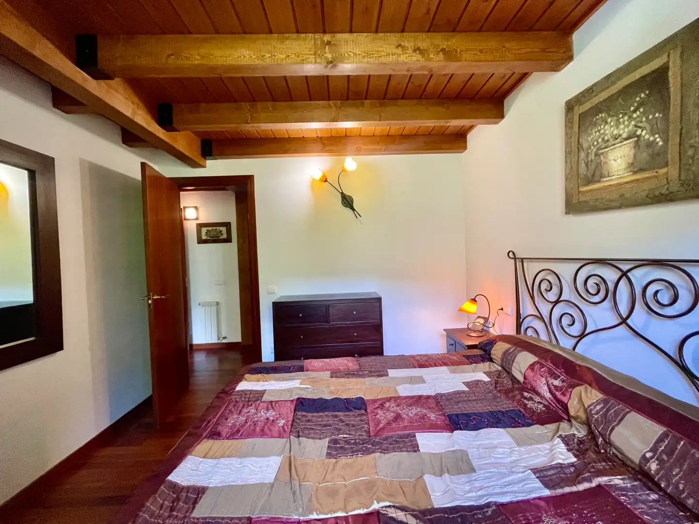 Bedroom of Duplexes for sale in Setcases  with Heating, Parquet flooring and Furnished