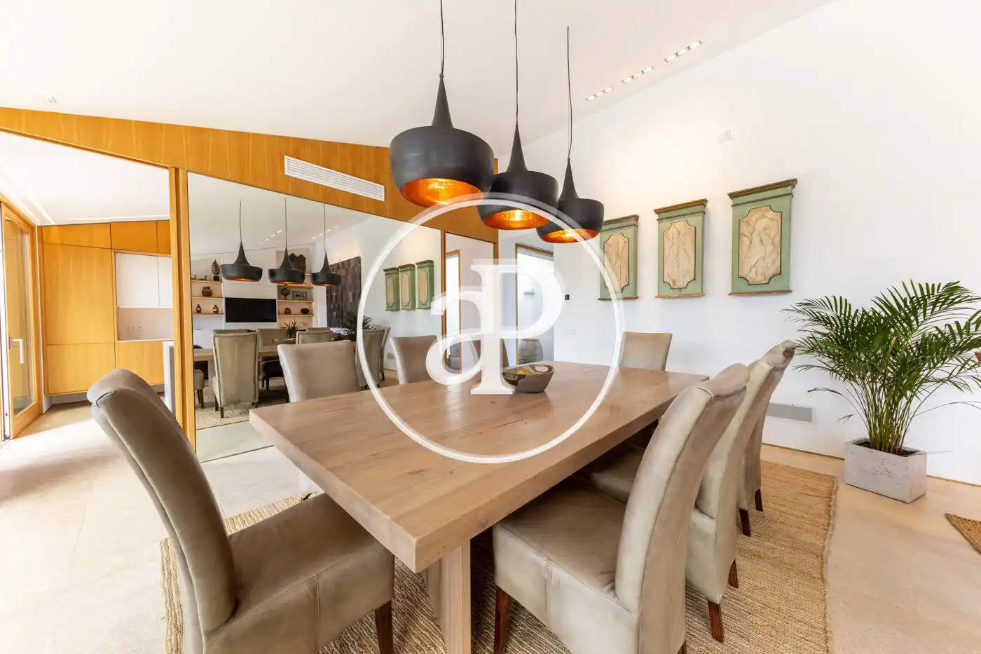 Dining room of Houses for sale in Pollença  with Air Conditioner, Heating and Private garden