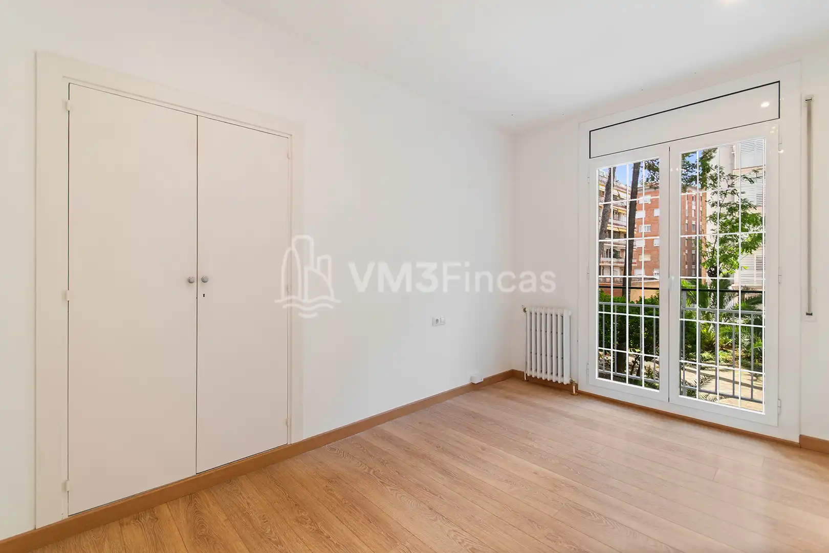 Schlafzimmer von Wohnung zur Miete in Barcelona mit Klimaanlage, Heizung und Parkett