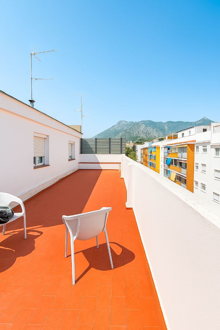 Terrace of Attic for sale in Marbella  with Air Conditioner, Heating and Furnished
