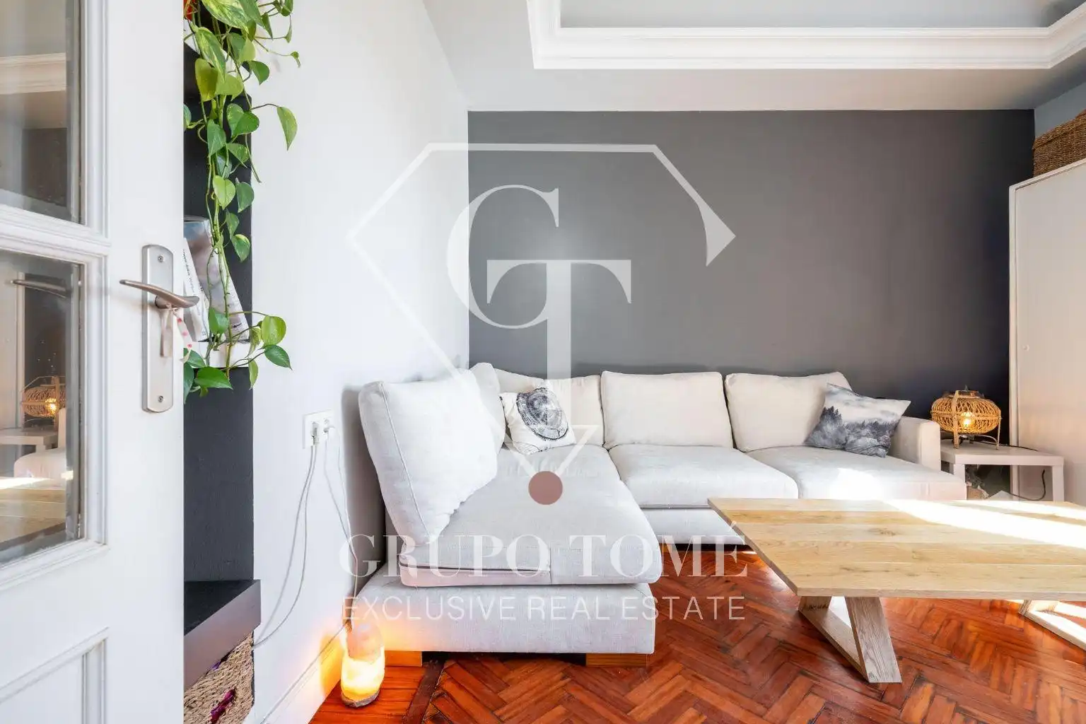 Sala de estar de Dúplex en venta en Donostia - San Sebastián  con Amueblado