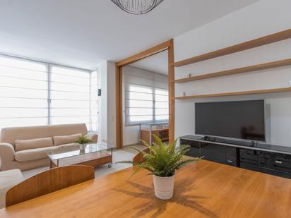 Sala d'estar de Apartament de lloguer en  Barcelona Capital amb Aire condicionat