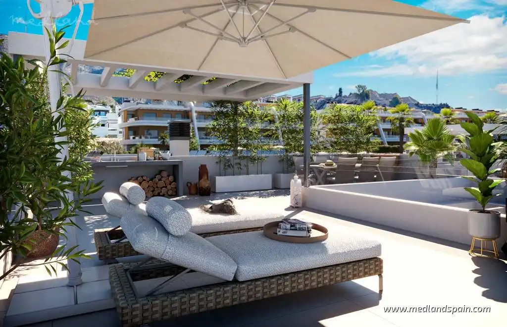 Apartamento con piscina en venta en Balcón de Finestrat - Terra Marina, imagen 2