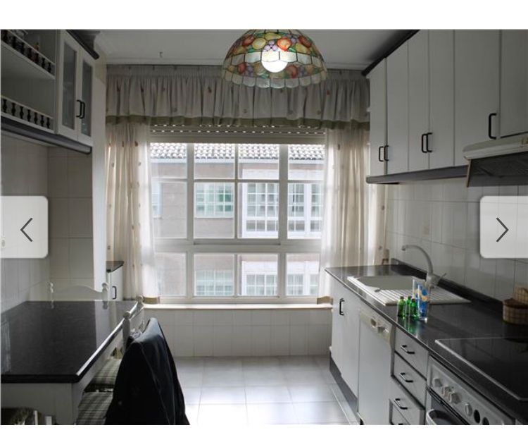 Kitchen of Flat to rent in Santiago de Compostela   with Furnished