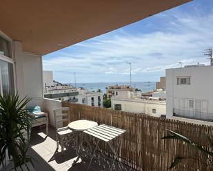 Balcony of Attic to rent in Eivissa  with Terrace, Furnished and Balcony