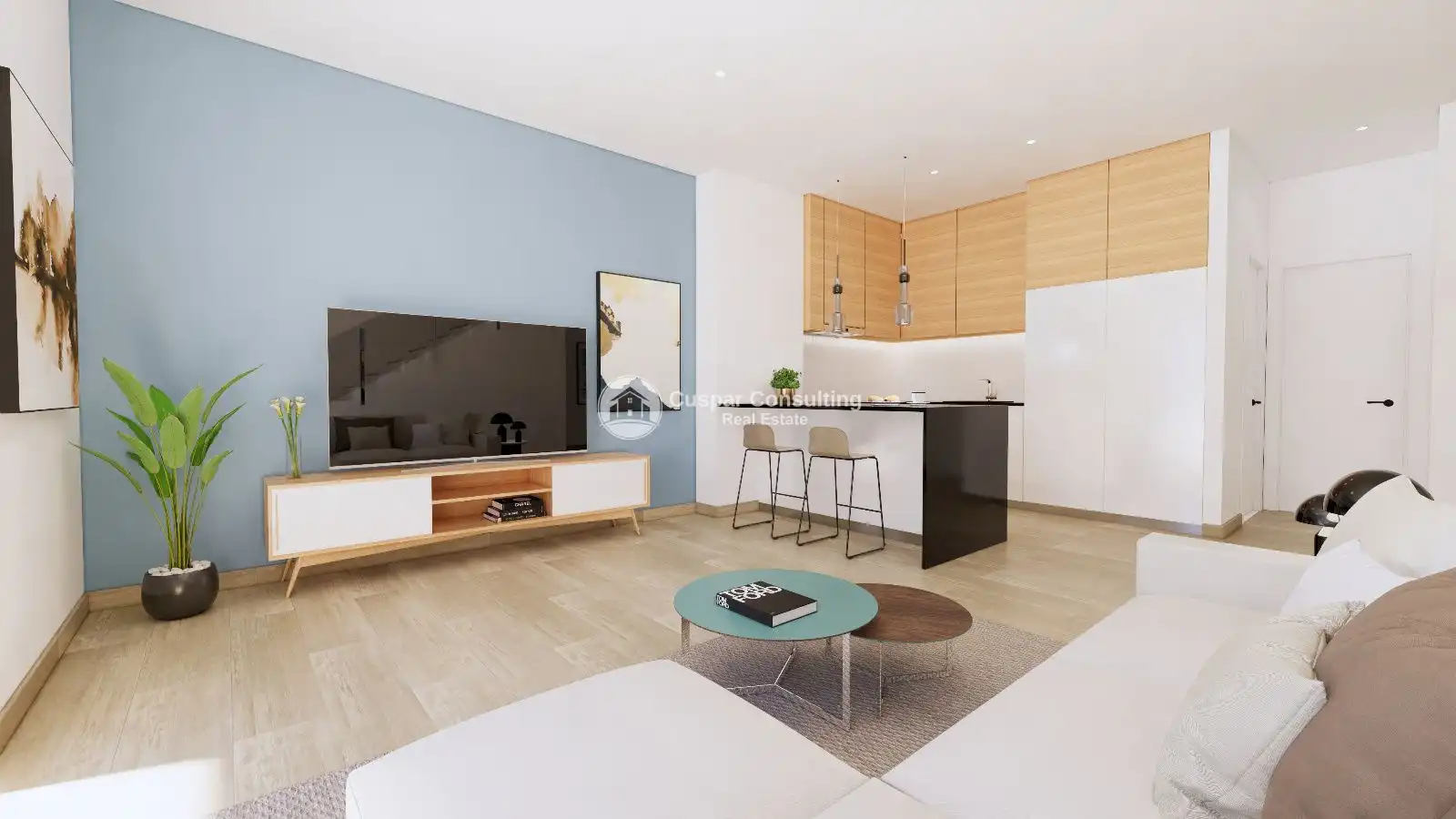 Sala de estar de Dúplex en venta en Los Alcázares con Aire acondicionado, Calefacción y Terraza