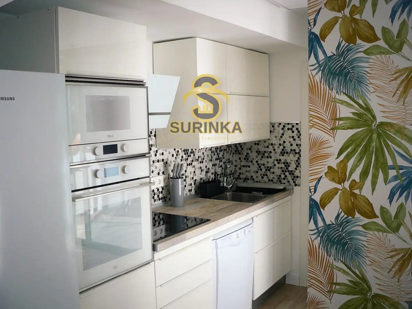 Cocina de Dúplex de alquiler en San Bartolomé de Tirajana con Aire acondicionado, Terraza y Piscina