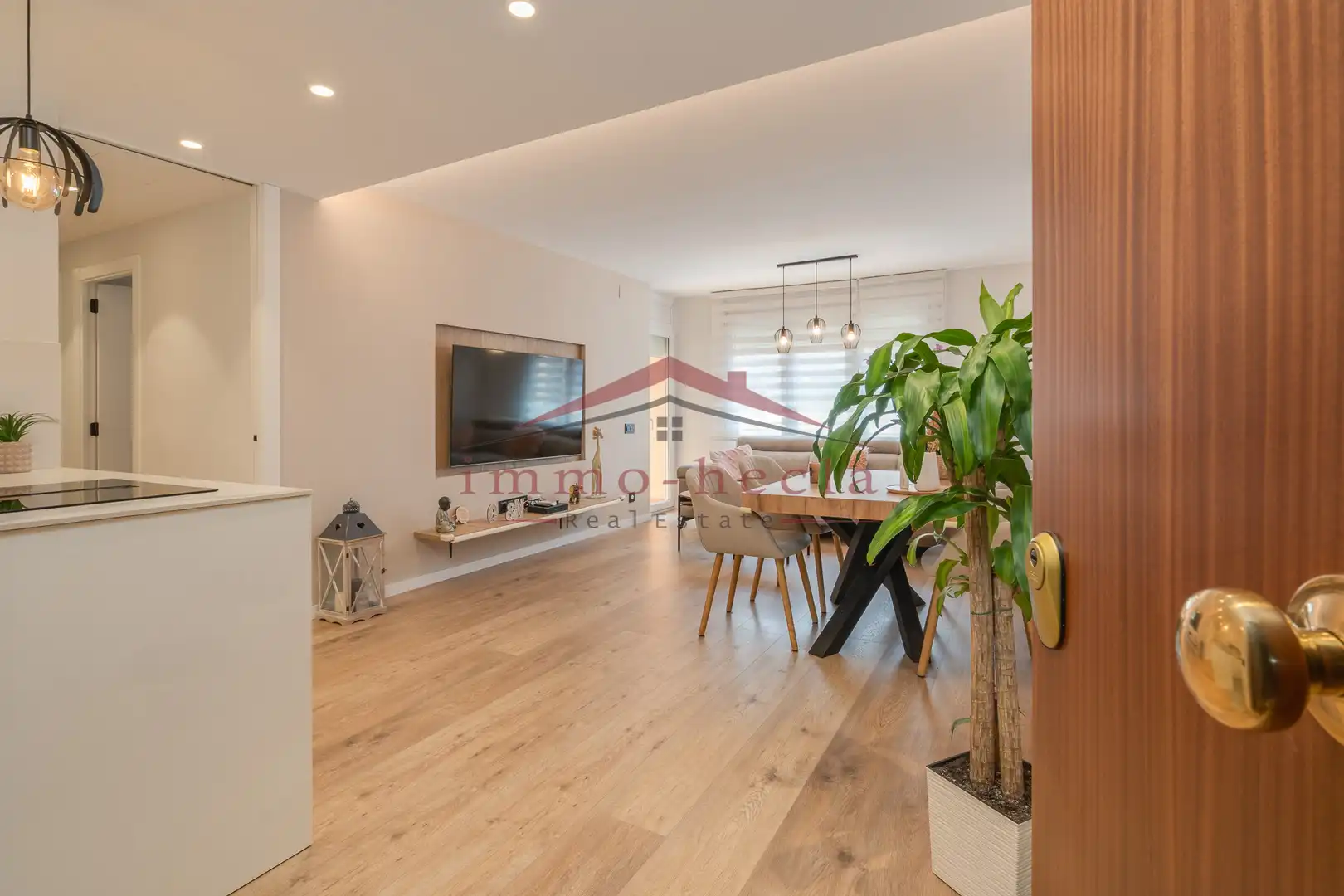 Wohnzimmer von Wohnung zum Verkauf in Santa Margarida de Montbui mit Heizung und Balkon