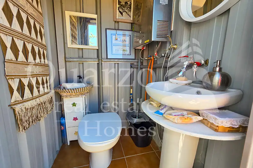 Baño de Finca rústica en venta en Cáceres con Calefacción, Jardín privado y Trastero