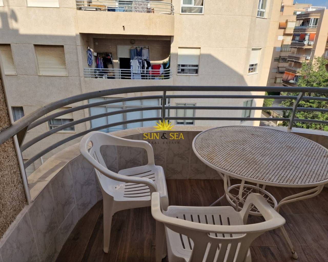 Terrassa de Apartament de lloguer en Santa Pola amb Aire condicionat, Calefacció i Moblat