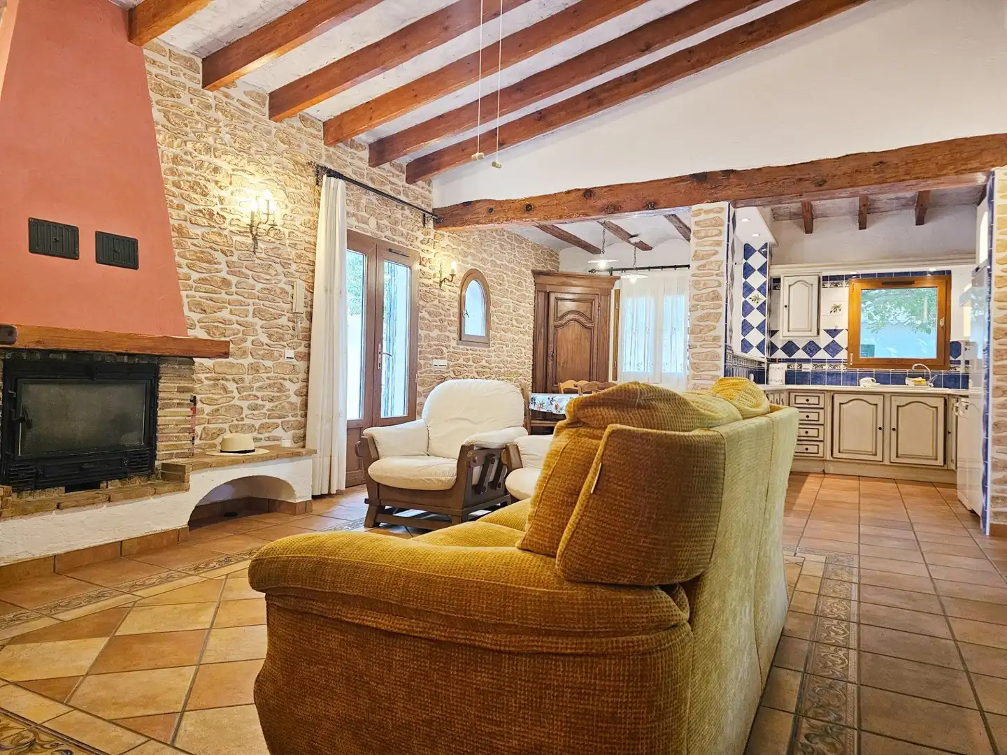 Living room of Houses for rent in Dénia  with Air Conditioner, Heating and Private garden