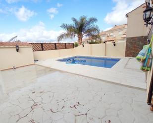 Swimming pool of Single-family semi-detached for sale in Málaga Capital  with Air Conditioner, Terrace and Swimming Pool