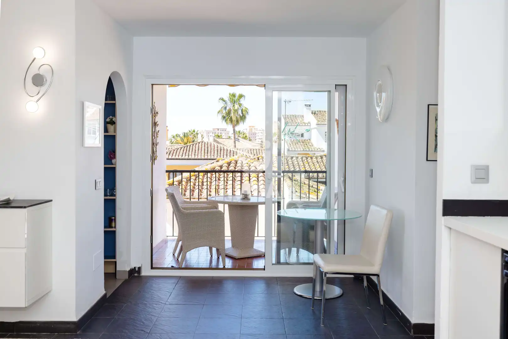 Balcony of Flat for sale in Fuengirola  with Heating, Private garden and Swimming Pool