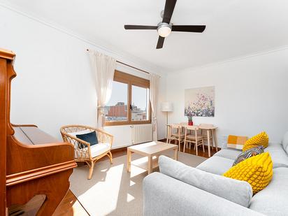 Living room of Attic to rent in  Barcelona Capital  with Air Conditioner, Terrace and Balcony