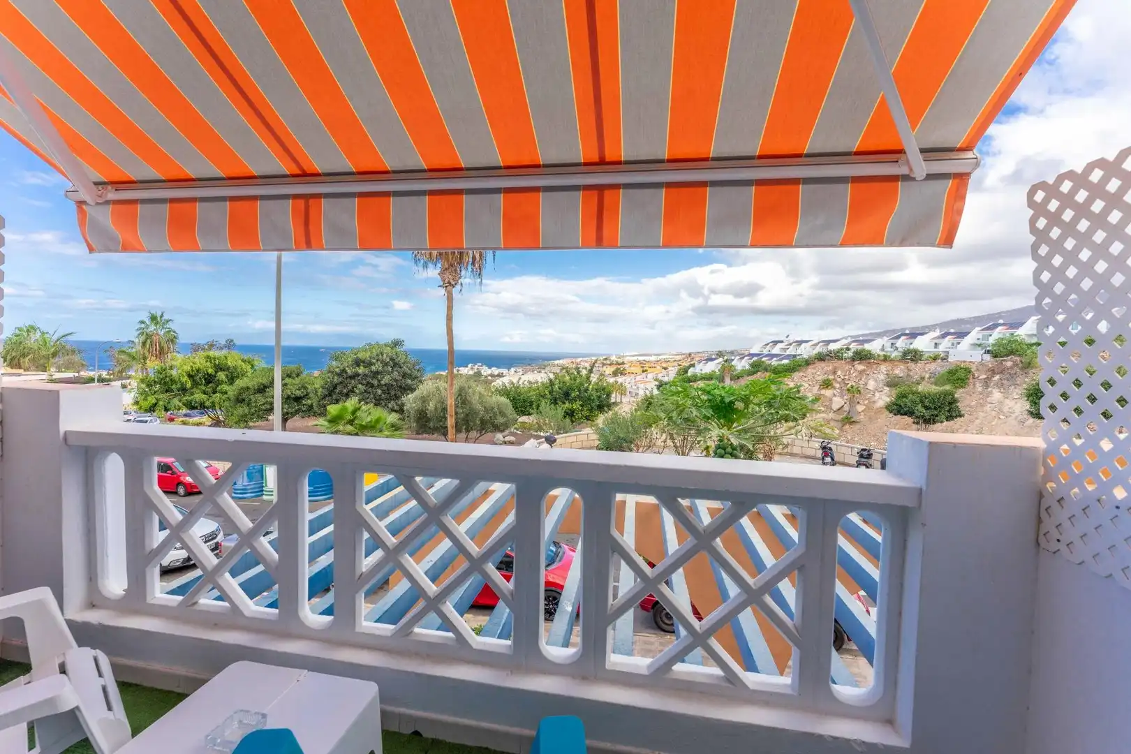 Terraza de Apartamento de alquiler en Adeje con Aire acondicionado, Terraza y Amueblado