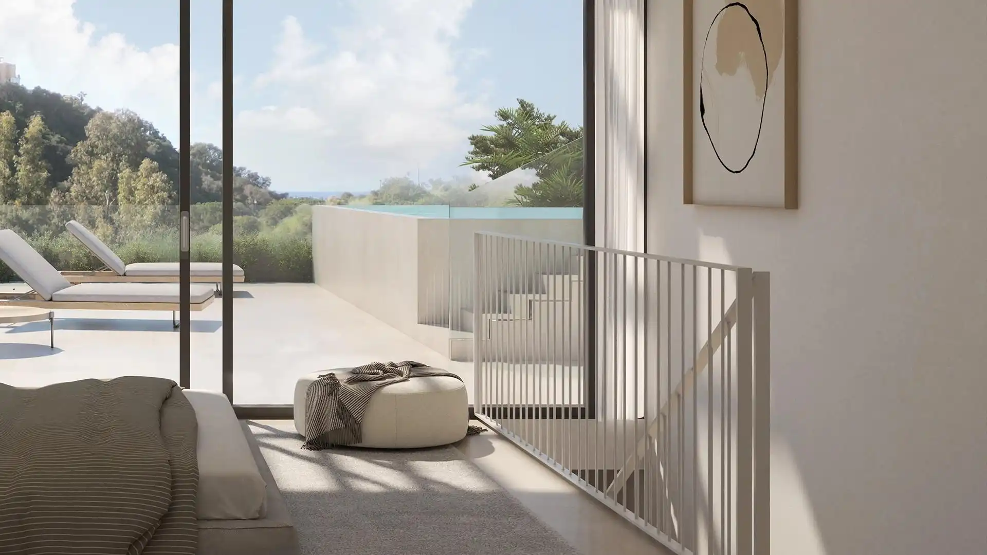 Terraza de Planta baja en venta en Marbella con Aire acondicionado, Calefacción y Jardín privado